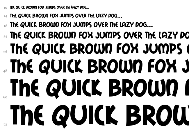 Mail Ray Stuff font waterfall